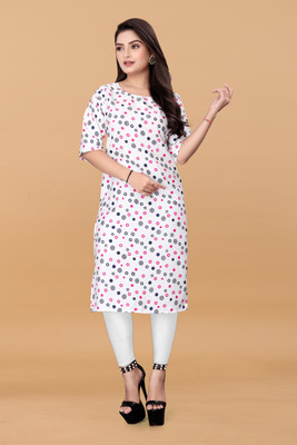 SANJUGARMENT Women Printed A-line Kurta(Multicolor)