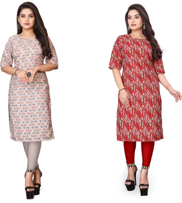 Sonali Impex Women Printed A-line Kurta(Multicolor)
