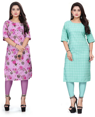 DB COLLECTION Women Printed A-line Kurta(Multicolor)