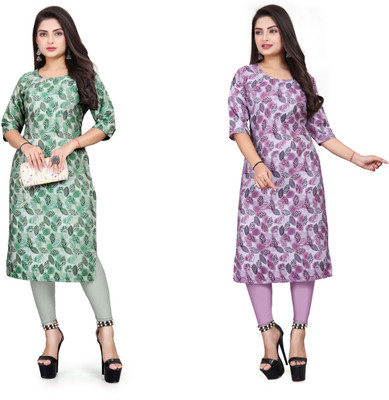 VAISALICREATION Women Printed A-line Kurta(Multicolor)