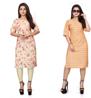 Sonali Impex Women Printed A-line Kurta(Multicolor)