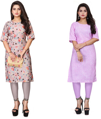 DB COLLECTION Women Printed A-line Kurta(Multicolor)