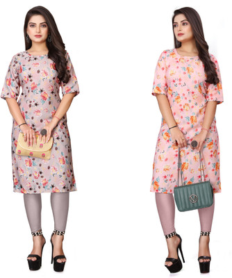 VAISALICREATION Women Printed A-line Kurta(Multicolor)