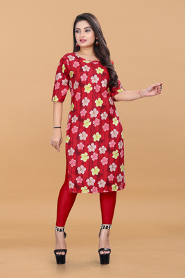 VAISALICREATION Women Printed A-line Kurta(Multicolor)