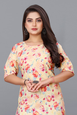 Vishwa Collection Mall Women Printed A-line Kurta(Multicolor)