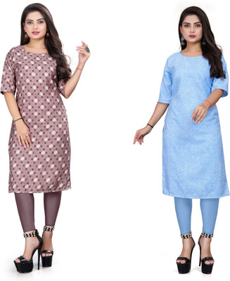 Jayshree Fab Women Printed A-line Kurta(Multicolor)