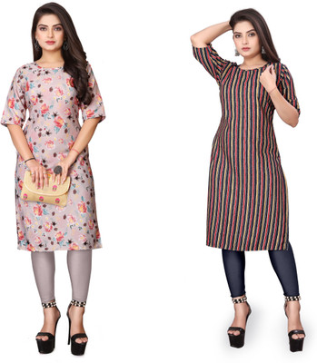 VAISALICREATION Women Printed A-line Kurta(Multicolor)