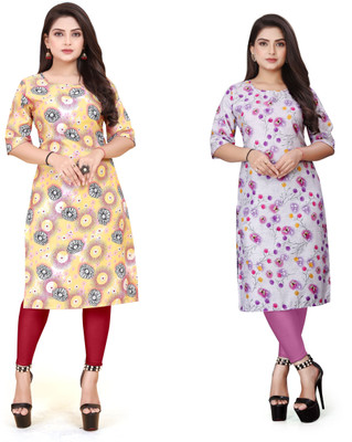 VAISALICREATION Women Printed A-line Kurta(Multicolor)
