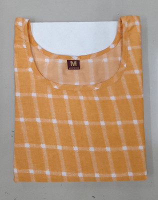 DB COLLECTION Women Checkered A-line Kurta(Multicolor)