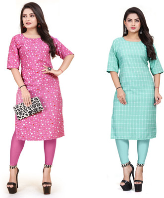 VAISALICREATION Women Printed A-line Kurta(Multicolor)