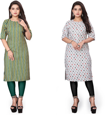 Vishwa Collection Mall Women Printed A-line Kurta(Multicolor)