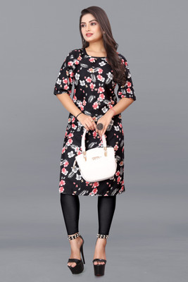 RIDDHI COLLECTION MALL Women Printed A-line Kurta(Multicolor)