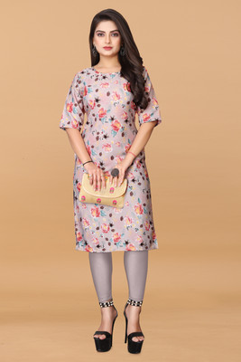 SANJUGARMENT Women Printed A-line Kurta(Multicolor)