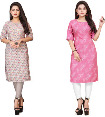 Jayshree Fab Women Printed A-line Kurta(Multicolor)
