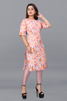 TITHIGARMENT Women Printed A-line Kurta(Multicolor)