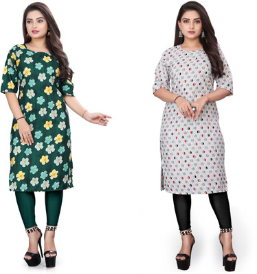 DB COLLECTION Women Printed A-line Kurta(Multicolor)
