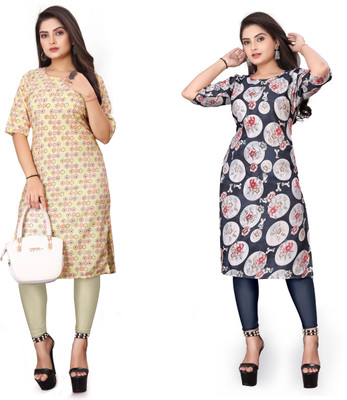 Sonali Impex Women Printed A-line Kurta(Multicolor)