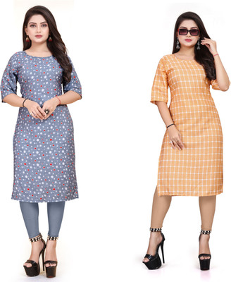 DB COLLECTION Women Printed A-line Kurta(Multicolor)