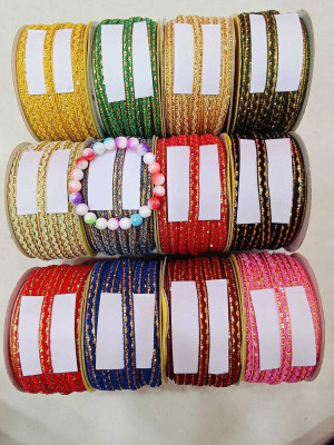 JAY MAJISA New Majisa Lacelicious Multicolor 9M Pack Lace Reel(Pack of 12)