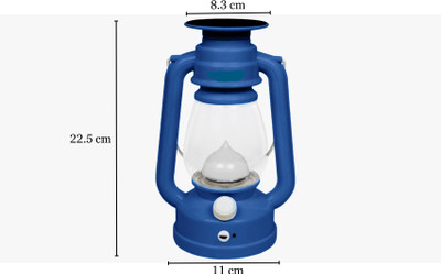 HOVEXS Lalu Lantern 4 hrs Lantern Emergency Light(Blue)