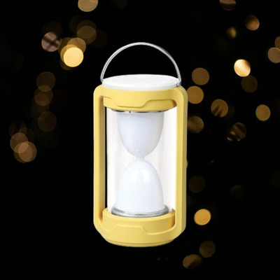 GUGGU 64P_Hero lantern 360° Emergency LED Lantern with Dimmable Brightness 4 hrs Lantern Emergency Light(Yellow)