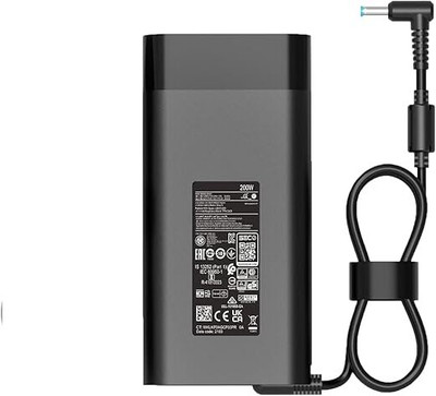 S-Vioce Sparrow Vioce Laptop Charger for HP OMEN Pavilion 15 16 17 Victus 15 16 16-e1163nr Zbook 15 17 200 W Adapter(Power Cord Included)