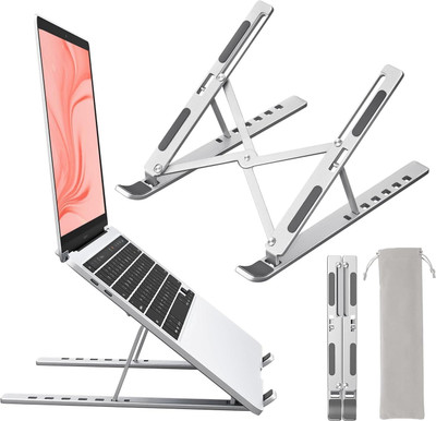 Bitline 6 Angles Adjustable Aluminum Foldable Tabletop Laptop / Desktop Riser Stand Laptop Stand_01 Aluminium Desk Stand Laptop Stand with Adjustable Height Compatible with 26 - 35 cm Laptops(White) Bitline 6 Angles Adjustable Aluminum Foldable Tabletop Laptop / Desktop Riser Stand Laptop Stand_01 Aluminium Desk Stand Laptop Stand with Adjustable Height Compatible with 26 - 35 cm Laptops(White)
