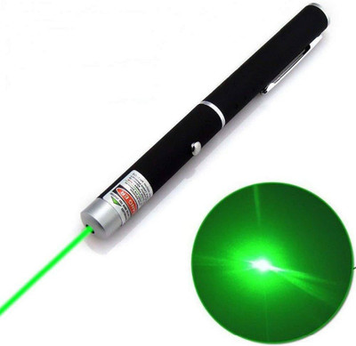 ENMORA Laser Pointer Pen Beam with cap to change design UIO40(650 nm, Green)