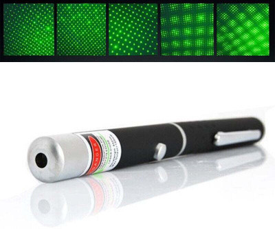 4uonly Laser Pointer Pen Beam with cap to change project design VGT34(650 nm, Green)