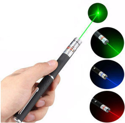 ENMORA Laser Pointer Pen Beam with cap to change design UIO29(650 nm, Green)