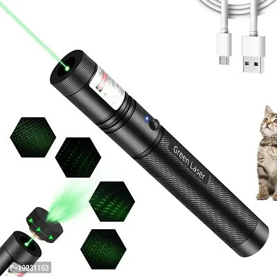 4uonly Powerful Green Laser Pointer- USB Continuous SAD6(650 nm, Green)