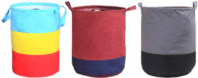 PerfectKrafts 55 L Multicolor Laundry Bag(Non-Woven)