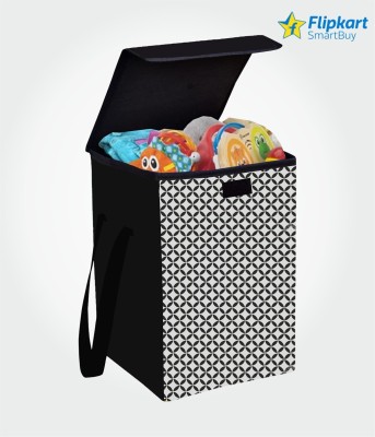 Flipkart SmartBuy 35 L Black Laundry Basket(Non Woven)