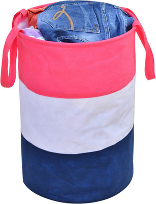 Flipkart SmartBuy 45 L Pink, White, Blue Laundry Bag(Non-Woven)