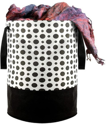 PerfectKrafts 55 L White, Black Laundry Bag(Non-Woven)