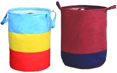 SH NASIMA 45 L Multicolor Laundry Bag(Non Woven)