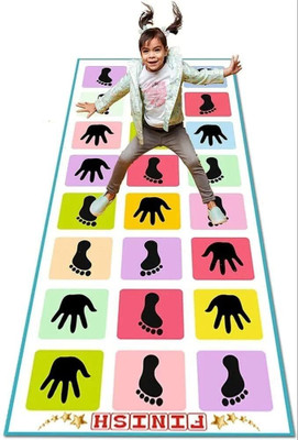 Nafhotoz Colorful Hand Foot Game Mat for Children(Multicolor)