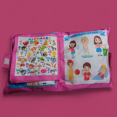 Nafhotoz Colorful Kids Learning Cushion(Multicolor)