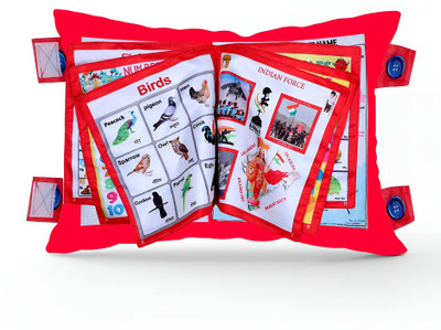Dorytoys abcd pillow book for kids(Red)