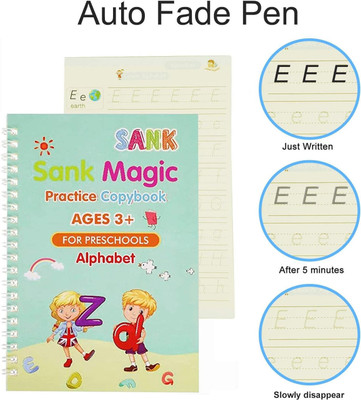 Carlos Magic Practice Copybooks for Kids,Learn to Write Calligraphy Beginner copy(Multicolor)