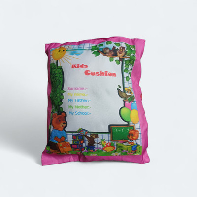 BHVMEY Early Learning Cushion with Printed Charts(Multicolor)