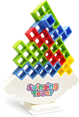 32 Pcs Tower Balance Stacking Building Blocks Game(Multicolor)