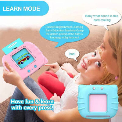 Dorytoys Flash Card Learning Device for Toddlers – Fun Audio Toy with Colorful Cards(Multicolor)