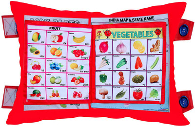 Nafhotoz alphabet pillow for kids(Red)