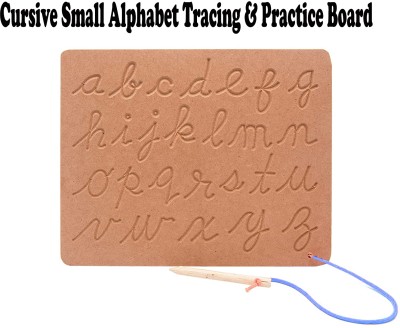 FORSIKHA Small English Alphabet Tracing Board/Slate/HandWriting Practice Learning Toys(Beige)