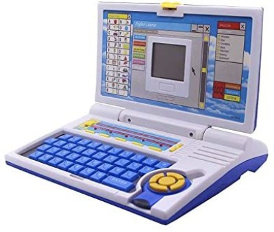 Anushka Toys Educational Computer ABC and 123 Learning Kids Laptop with LED Display and Music(Multicolor)