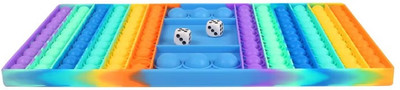 Ruffo Push Pop Bubble Dice Game – Big Rainbow Board Toy(Multicolor)