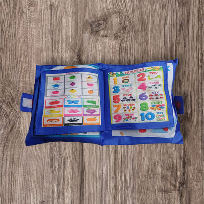 Nafhotoz Numbers and Shapes Pillow for Early Learning(Multicolor)