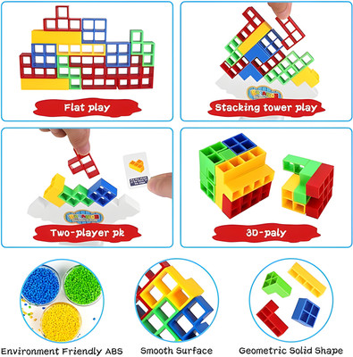 Dorytoys Building Blocks for Kids Interactive Stacking Brain Toys Mind Games -32Pcs(Multicolor)