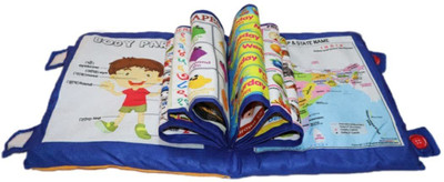 BHVMEY learning pillow toys for 2+ year old(Blue)